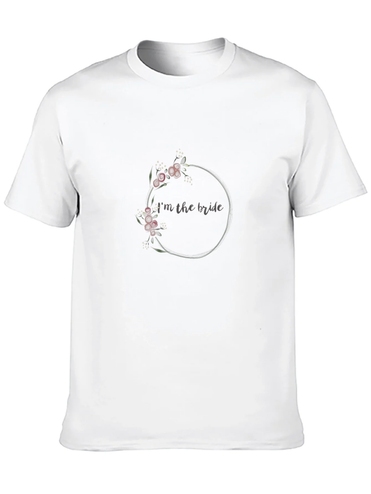 Bride Floral Wreath Graphic T-Shirt product image 12