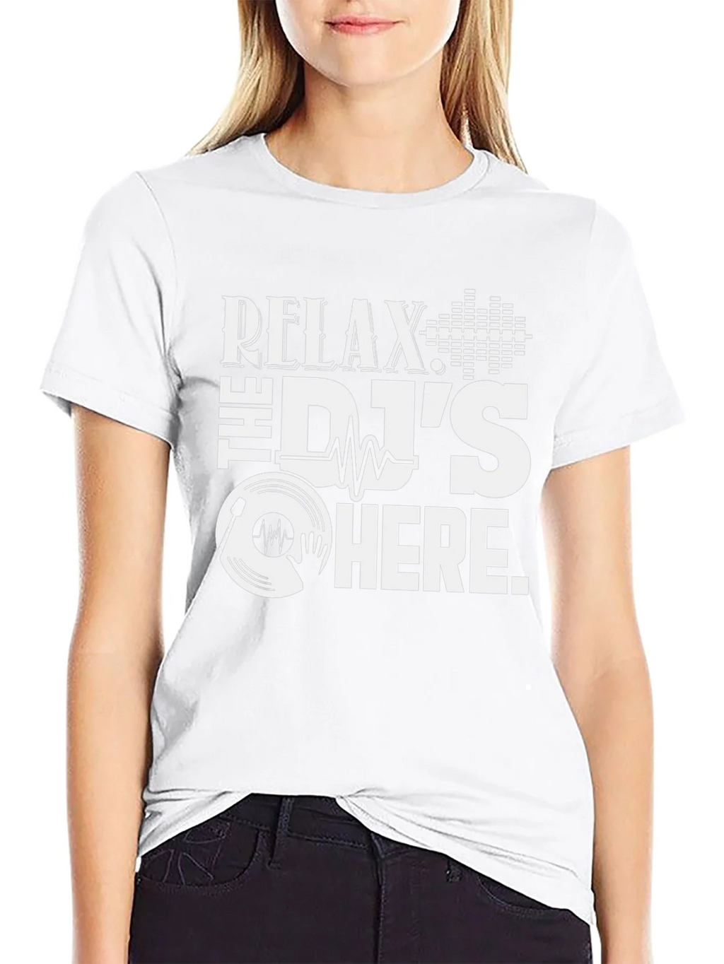Relax The DJs Here Black T-Shirt product image 11
