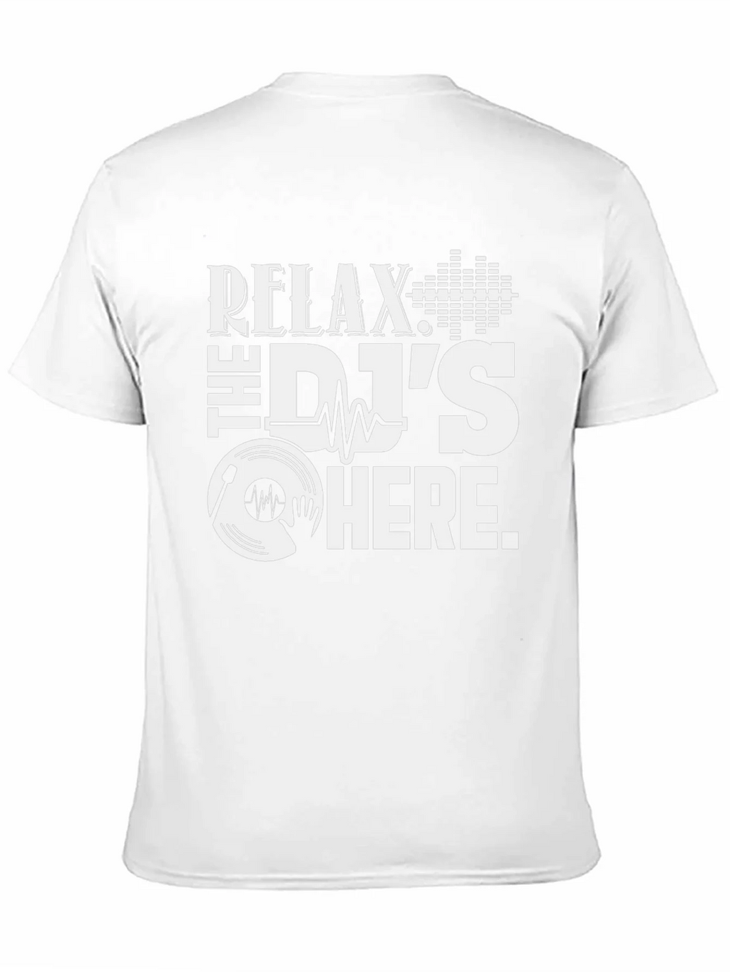 Relax The DJs Here Black T-Shirt product image 2