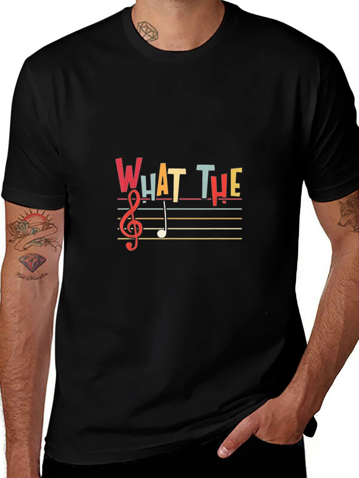 Funny Music T-Shirt - What The Note product image 1